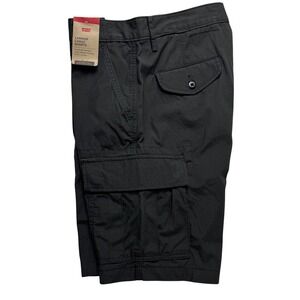 Levis Mens Carrier Cargo Shorts Charcoal Grey Ripstop Size 30 NWT